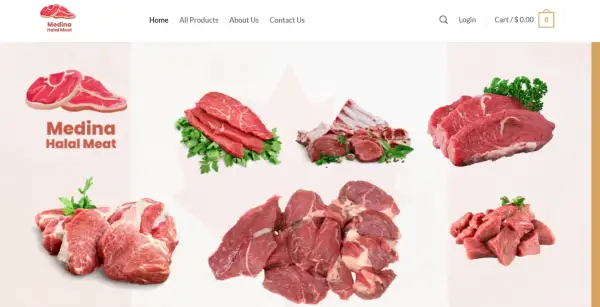 Medina Halal Meat — E-Commerce Store
